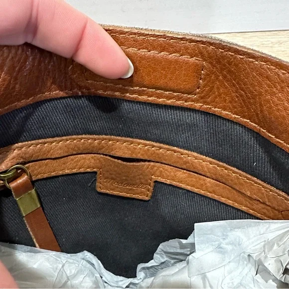 NWOT Madewell Leopard Calf Hair Crossbody Bag - Picture 5 of 6